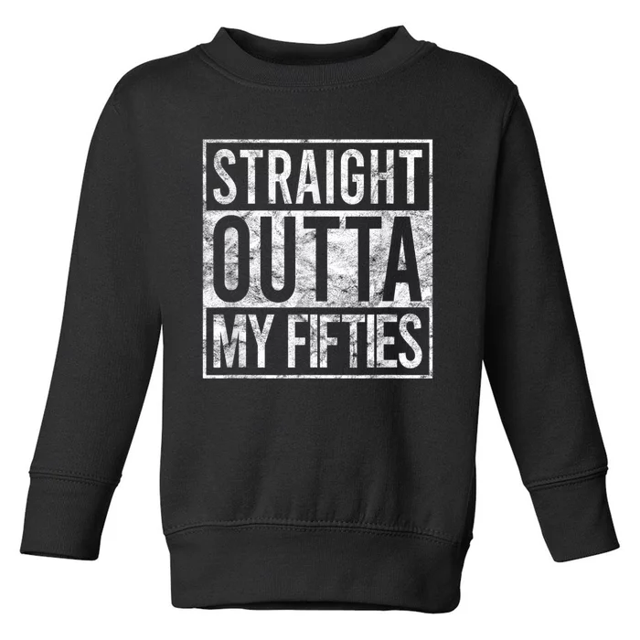 1963 Straight Outta My Fifties 60th Birthday Gift 60 Years Toddler Sweatshirt