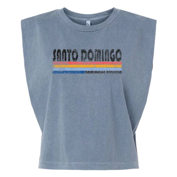 191980s Style Santo Domingo Dominican Republic Garment-Dyed Women's Muscle Tee