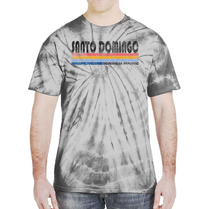 191980s Style Santo Domingo Dominican Republic Tie-Dye T-Shirt