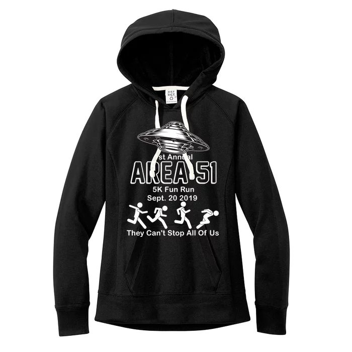 1st Annual Area 51 Fun Run Sept. 20, 2019 Women's Fleece Hoodie