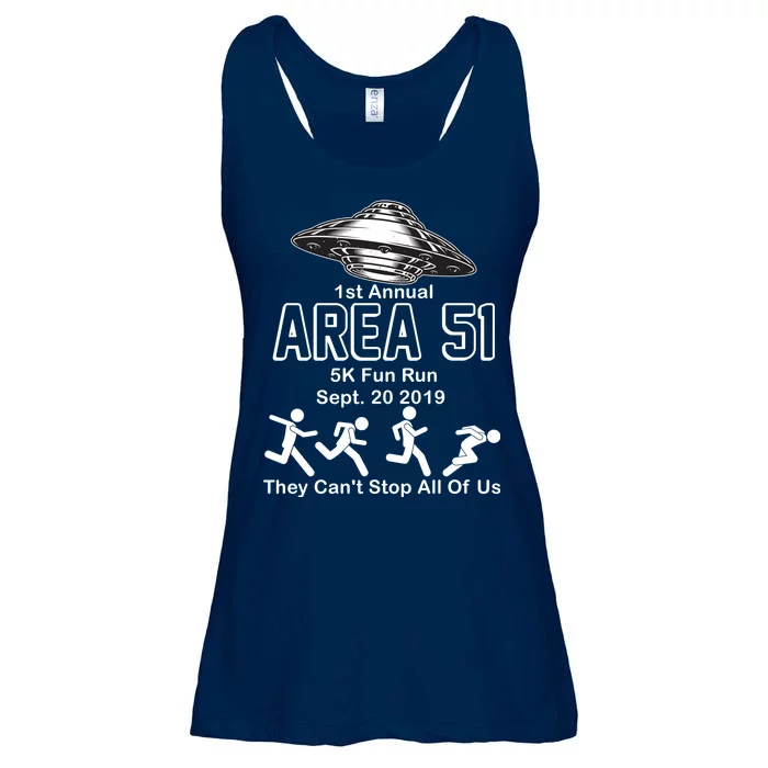 1st Annual Area 51 Fun Run Sept. 20, 2019 Ladies Essential Flowy Tank