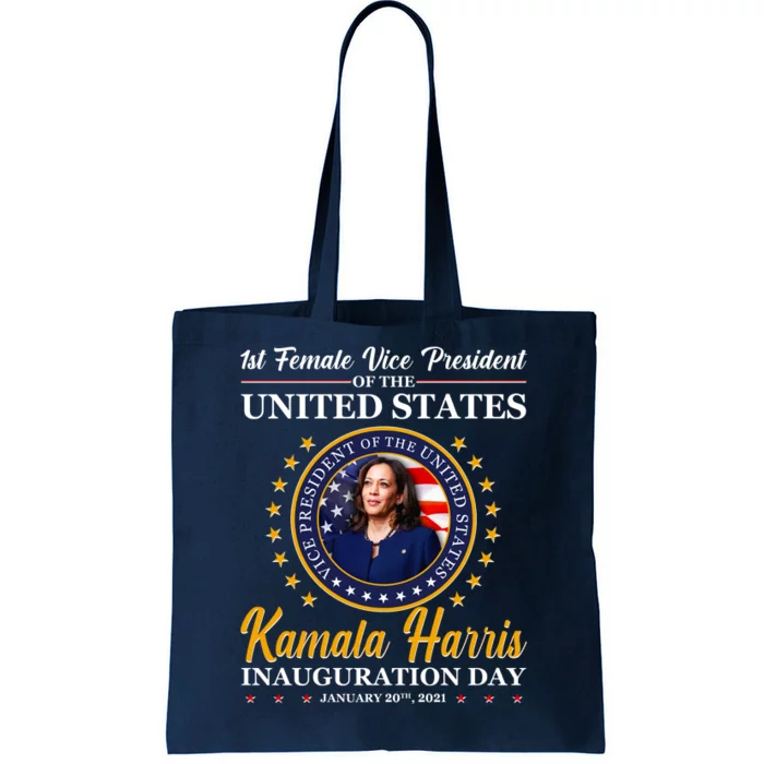 1st First Female Vice President of the United States Kamala Harris Tote Bag