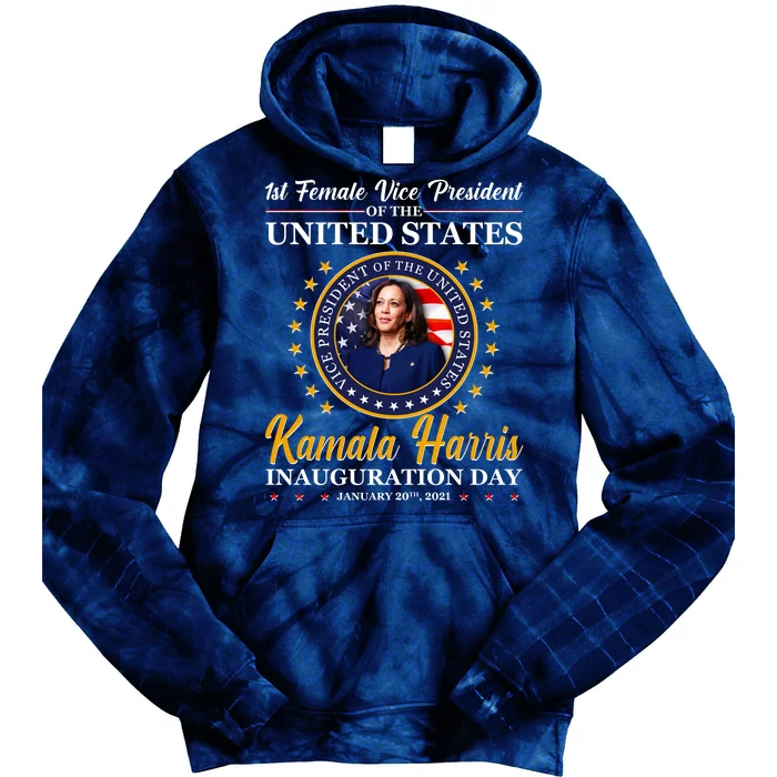 1st First Female Vice President of the United States Kamala Harris Tie Dye Hoodie