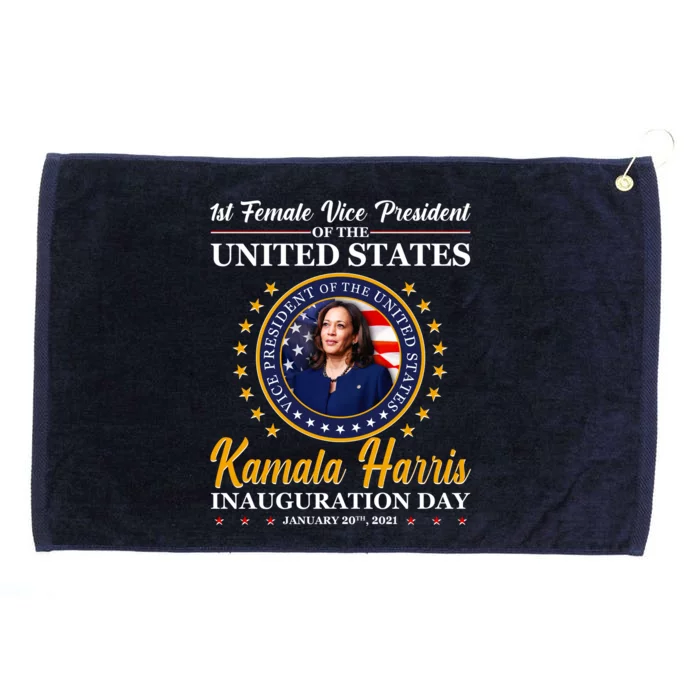 1st First Female Vice President of the United States Kamala Harris Grommeted Golf Towel