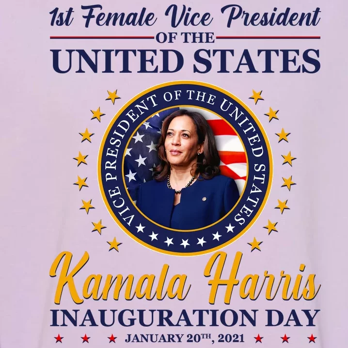 1st First Female Vice President of the United States Kamala Harris Garment-Dyed Sweatshirt