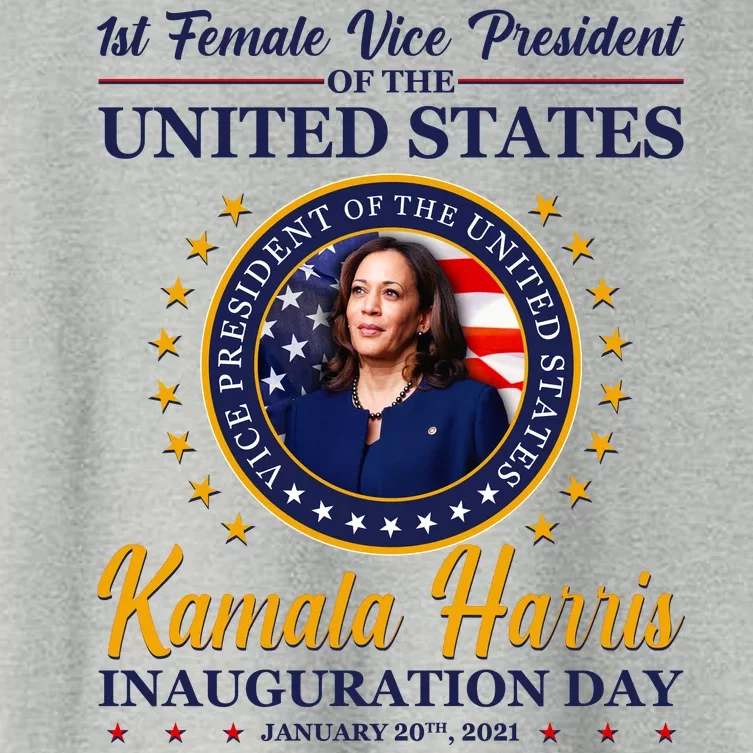 1st First Female Vice President of the United States Kamala Harris Women's Crop Top Tee