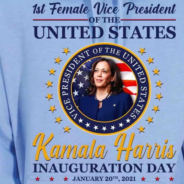 1st First Female Vice President of the United States Kamala Harris Unisex Surf Hoodie