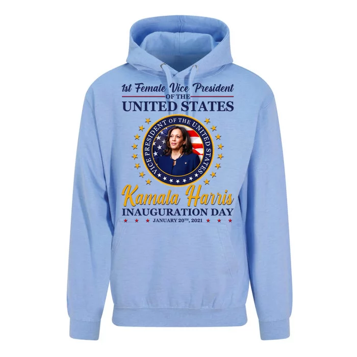 1st First Female Vice President of the United States Kamala Harris Unisex Surf Hoodie