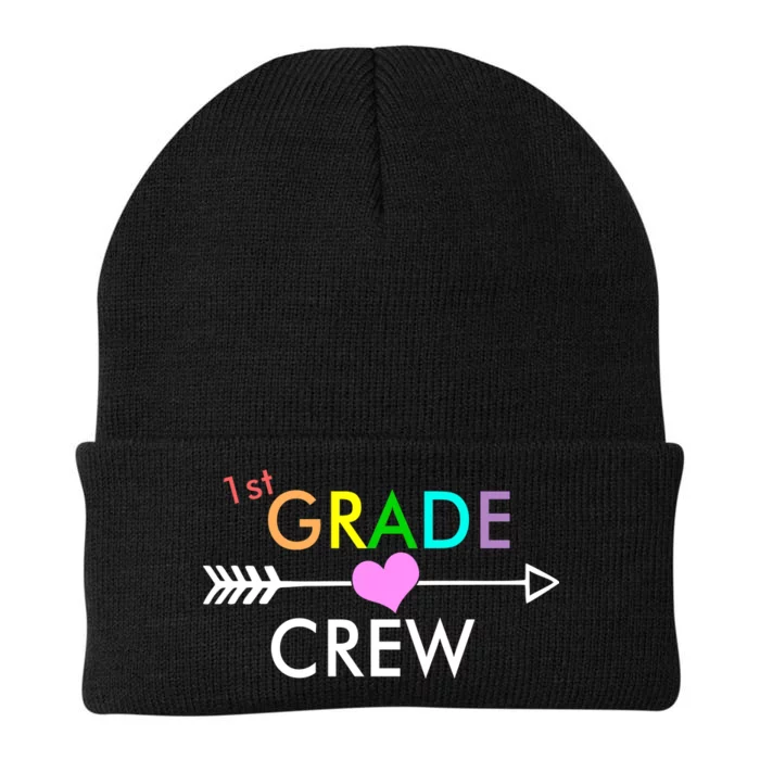 1st Grade Crew Arrow Heart Knit Cap Winter Beanie