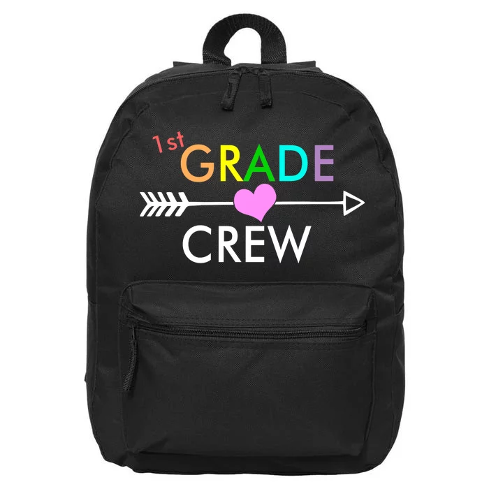 1st Grade Crew Arrow Heart 16 in Basic Backpack