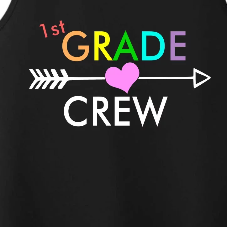 1st Grade Crew Arrow Heart Performance Tank