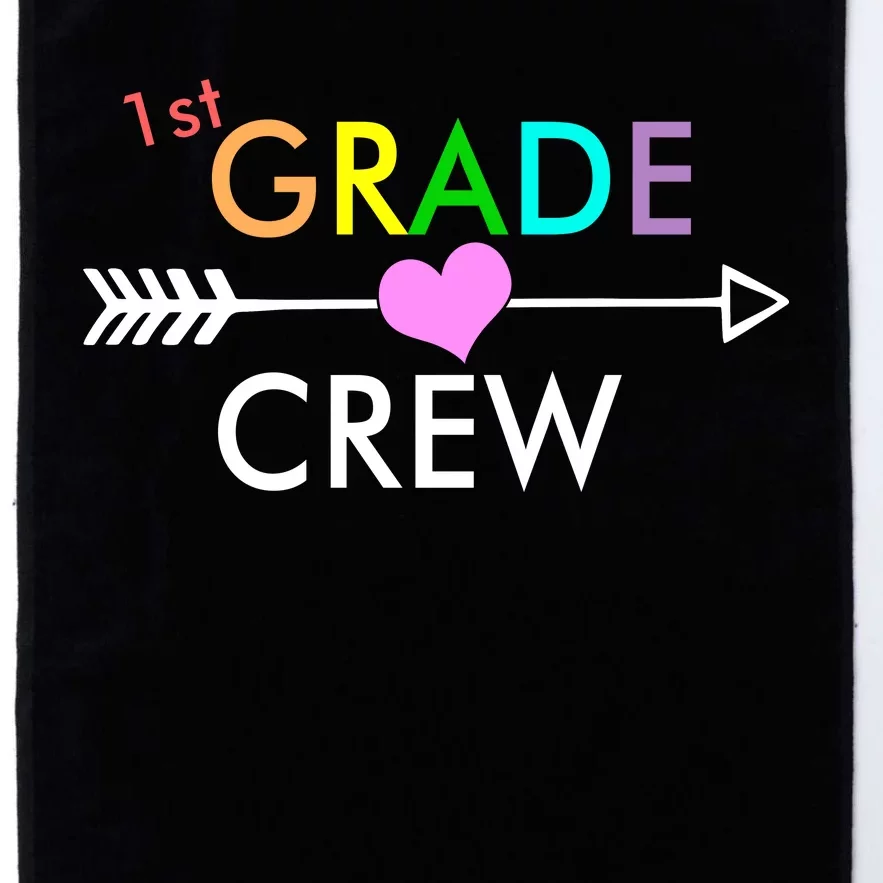 1st Grade Crew Arrow Heart Platinum Collection Golf Towel