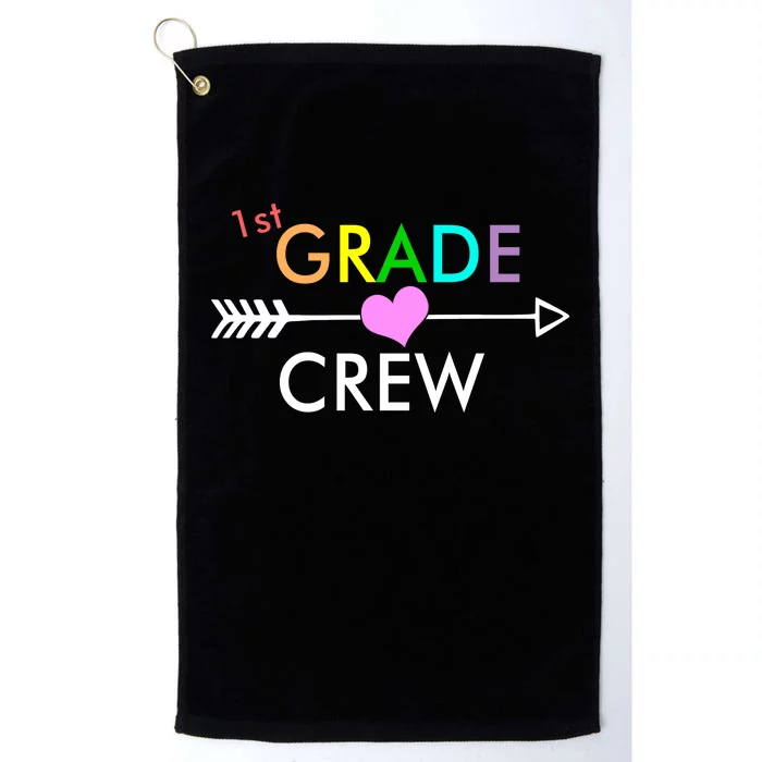 1st Grade Crew Arrow Heart Platinum Collection Golf Towel