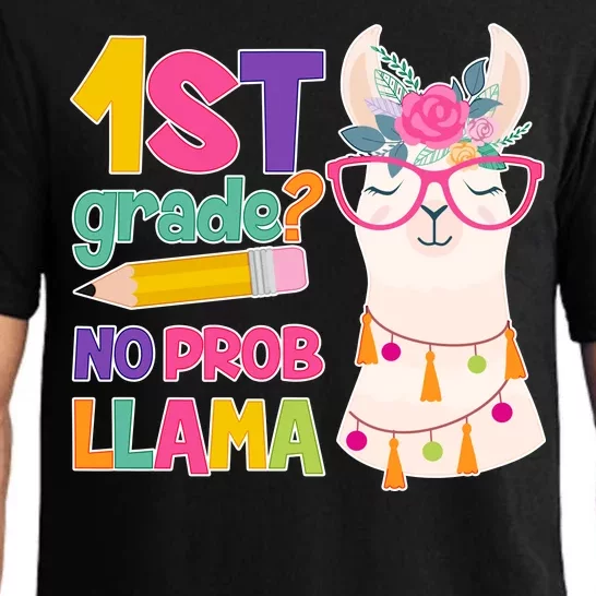 1st Grade? No Prob Llama Pajama Set