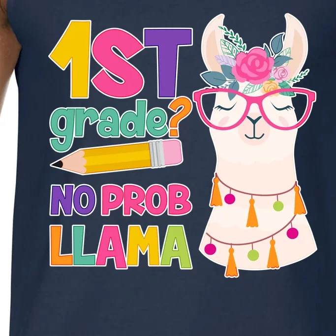 1st Grade? No Prob Llama Comfort Colors® Tank Top