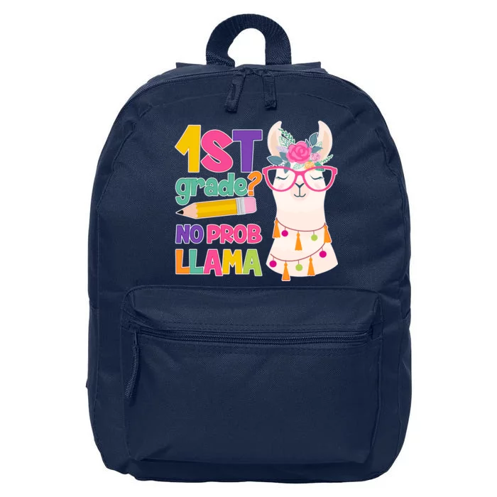 1st Grade? No Prob Llama 16 in Basic Backpack