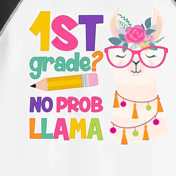 1st Grade? No Prob Llama Toddler Fine Jersey T-Shirt