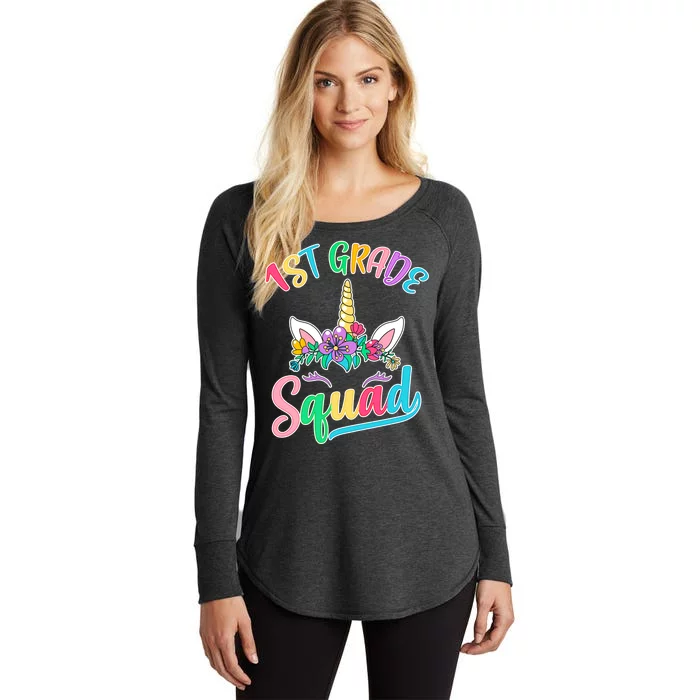 1st Grade Unicorn Squad Women's Perfect Tri Tunic Long Sleeve Shirt