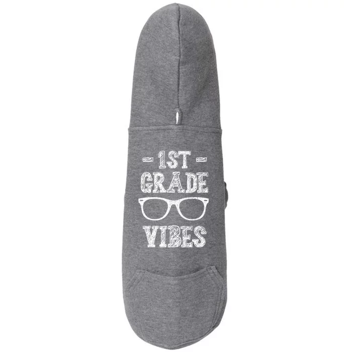 1st Grade Vibes Doggie 3-End Fleece Hoodie