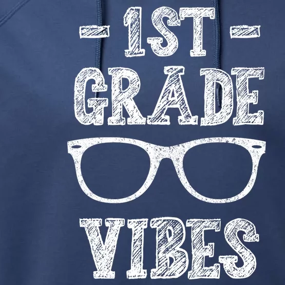 1st Grade Vibes Performance Fleece Hoodie