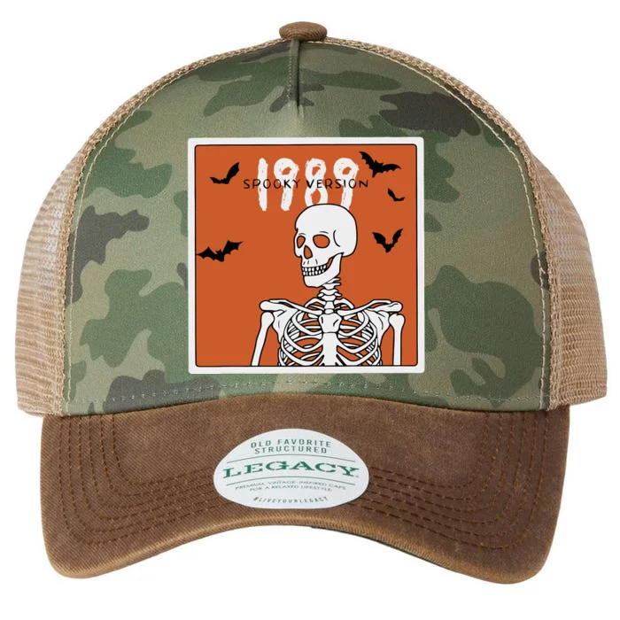 1989 Spooky Version Halloween Skeleton In My Spooky Era Legacy Tie Dye Trucker Hat