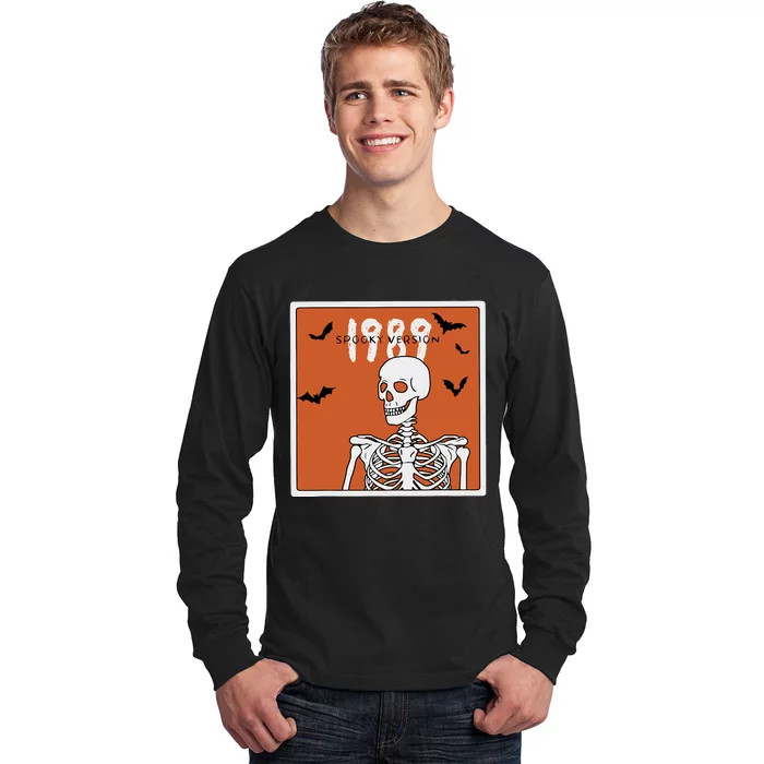 1989 Spooky Version Halloween Skeleton In My Spooky Era Long Sleeve Shirt