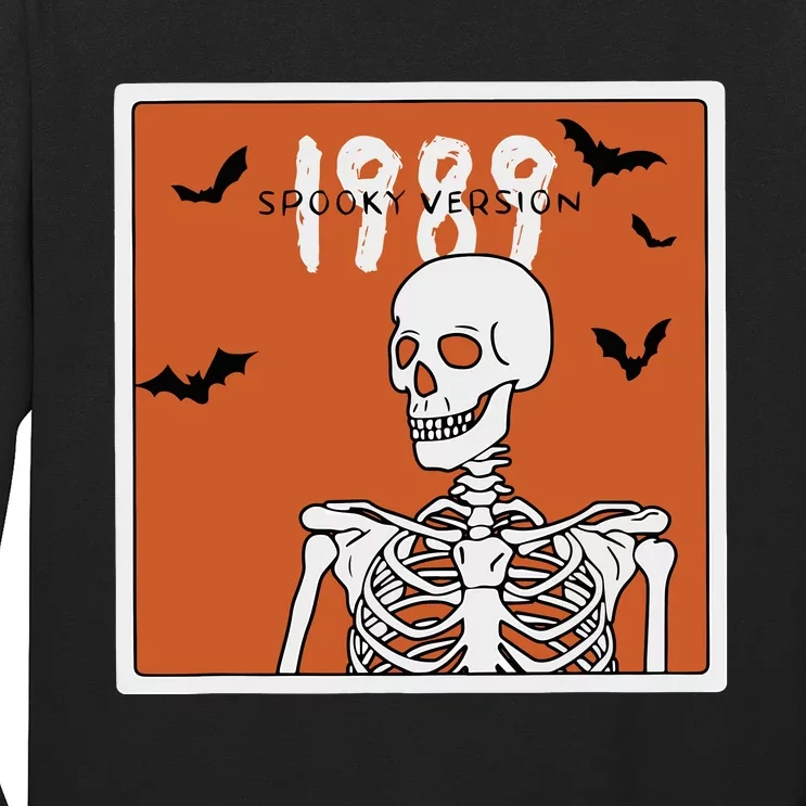 1989 Spooky Version Halloween Skeleton In My Spooky Era Long Sleeve Shirt