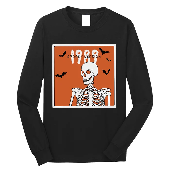 1989 Spooky Version Halloween Skeleton In My Spooky Era Long Sleeve Shirt