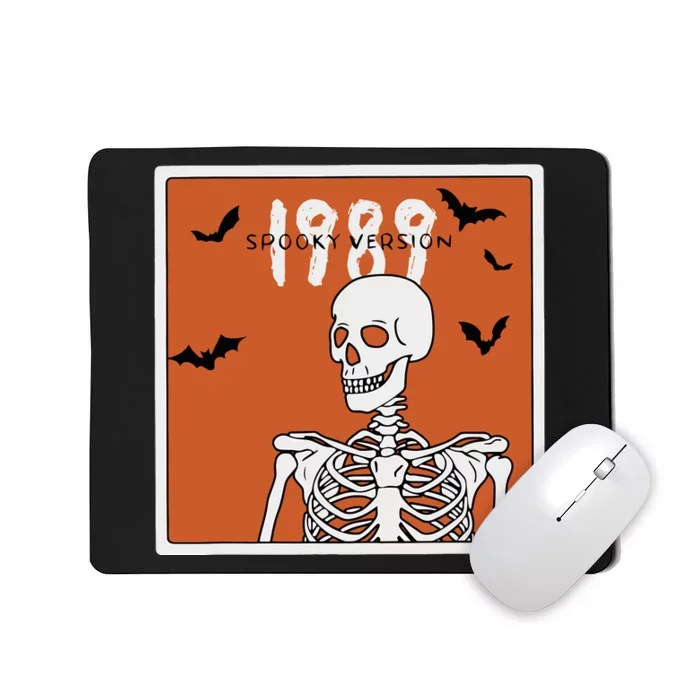 1989 Spooky Version Halloween Skeleton In My Spooky Era Mousepad