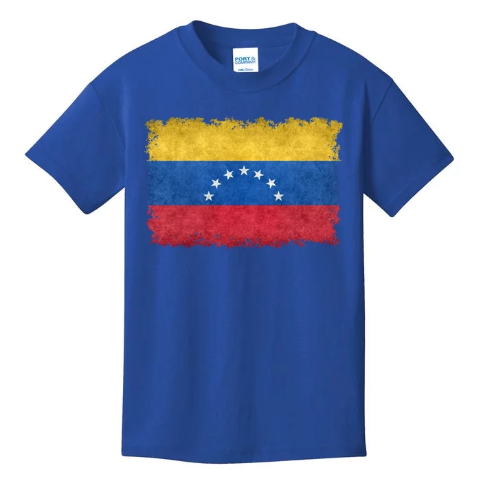 1930 To 1954 Seven Star Flag Of Venezuela Grungy Style Great Gift Kids T-Shirt