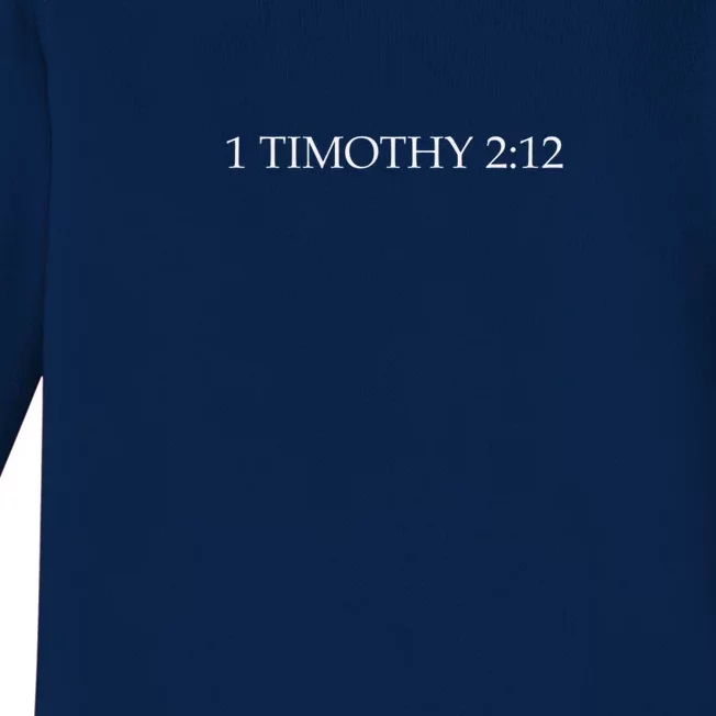 1 Timothy 212 Baby Long Sleeve Bodysuit