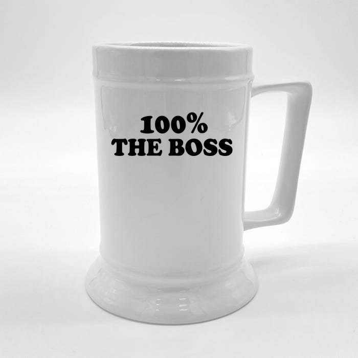 100% The Boss Gift I'm Not Bossy I Am The Boss Gift Bossy Gift Front & Back Beer Stein