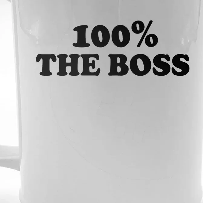 100% The Boss Gift I'm Not Bossy I Am The Boss Gift Bossy Gift Front & Back Beer Stein