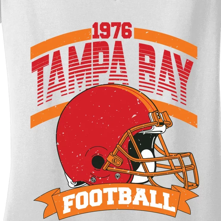 1976 Tampa Bay Football Team Supporter Women's V-Neck T-Shirt