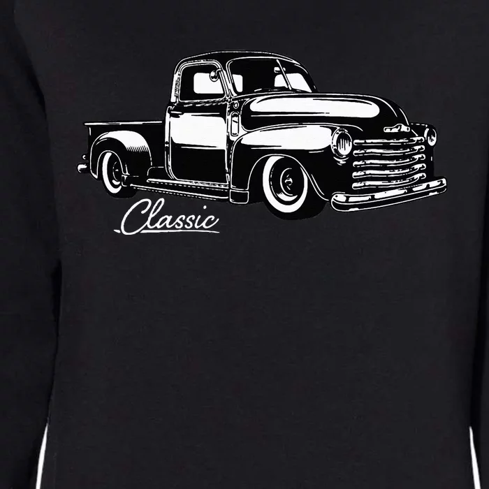 1950's Truck Classic design Womens California Wash Sweatshirt