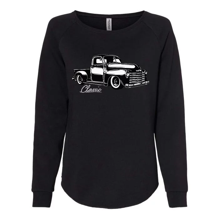 1950's Truck Classic design Womens California Wash Sweatshirt