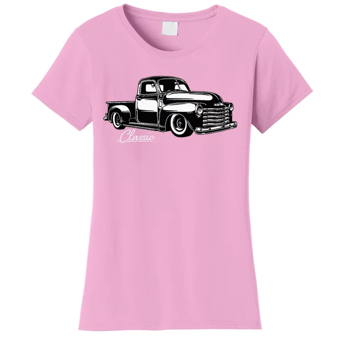 1950S Truck Classic Design Women's T-Shirt