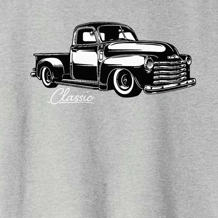 1950S Truck Classic Design Women's Crop Top Tee