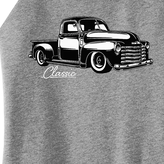 1950S Truck Classic Design Women’s Perfect Tri Rocker Tank