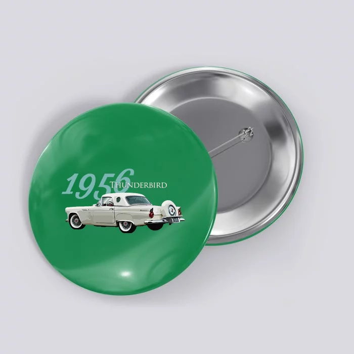 1956 Thunderbird Classic American Sports Car 1950s Button