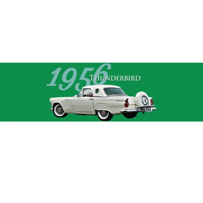 1956 Thunderbird Classic American Sports Car 1950s Bumper Sticker