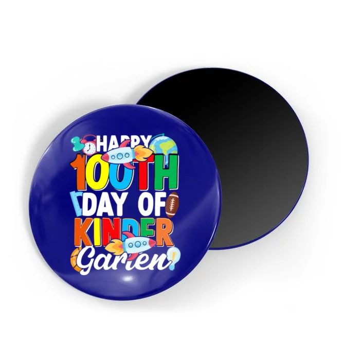 100 Th Day Of Kindergarten 100 Days Of School Gift Magnet