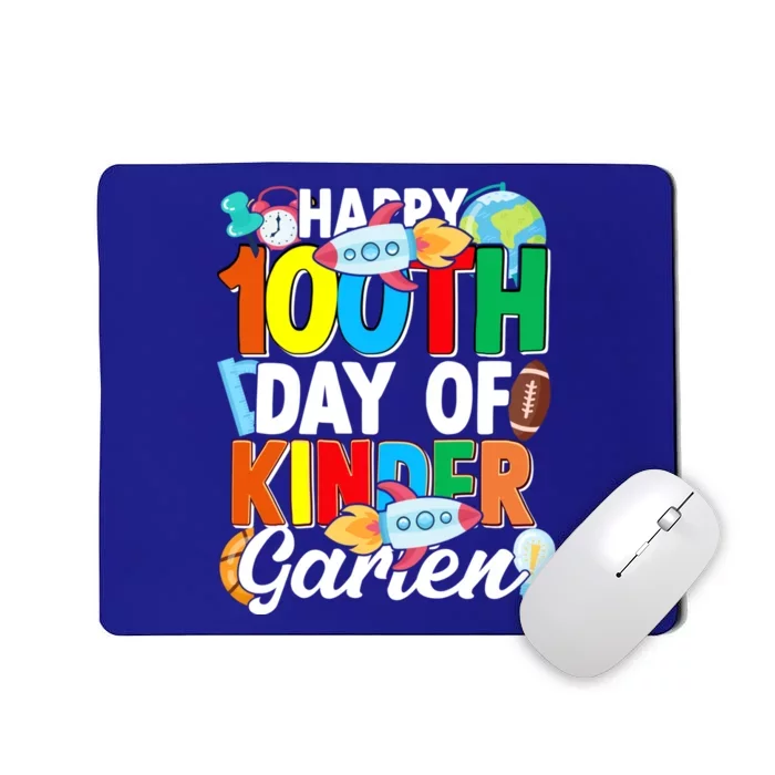 100 Th Day Of Kindergarten 100 Days Of School Gift Mousepad