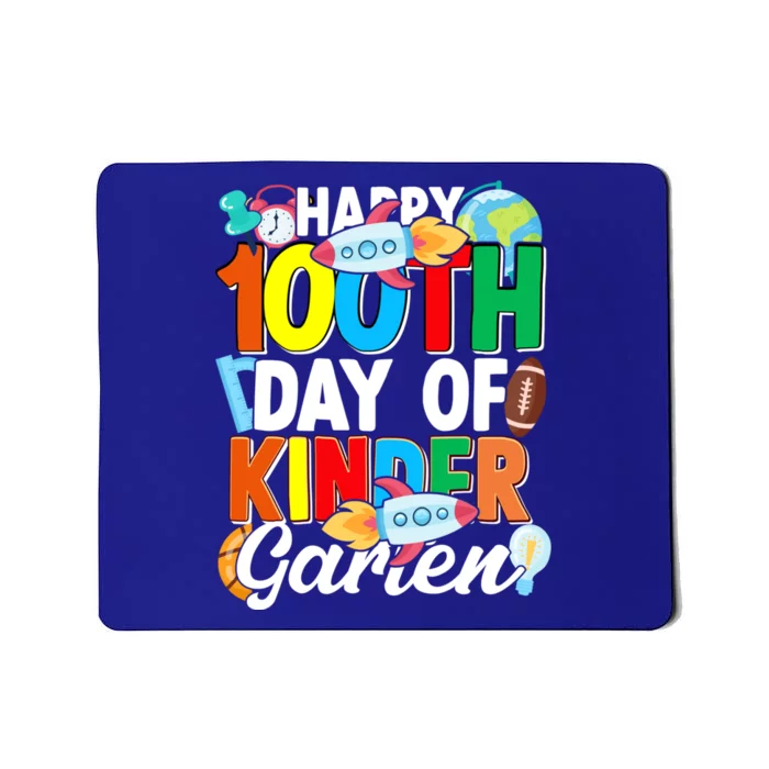 100 Th Day Of Kindergarten 100 Days Of School Gift Mousepad