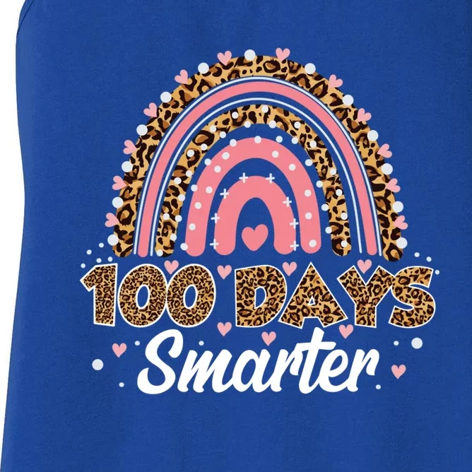 100 Th Days Smarter 100 Days Of School Gift Women's Racerback Tank