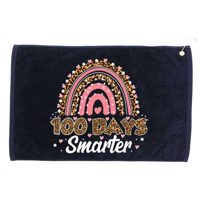 100 Th Days Smarter 100 Days Of School Gift Grommeted Golf Towel