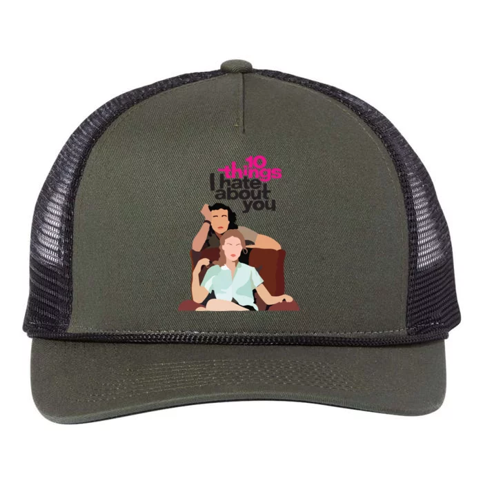 10 Things I Hate About You Retro Rope Trucker Hat Cap