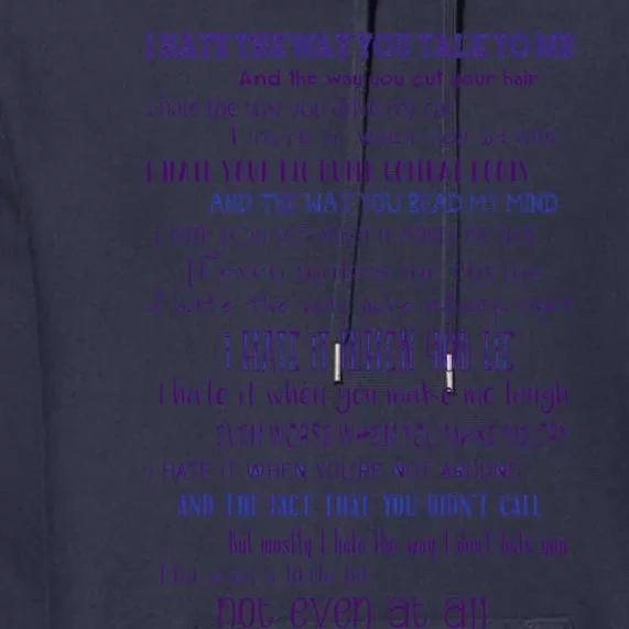 10 Things I Hate About You 1 Premium Hoodie