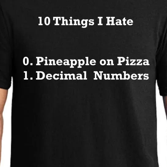 10 Things I Hate Funny Binary And Pineapple Cute Gift Pajama Set