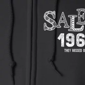 1692 They Missed One Full Zip Hoodie